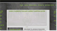 Desktop Screenshot of jarheadparacord.com